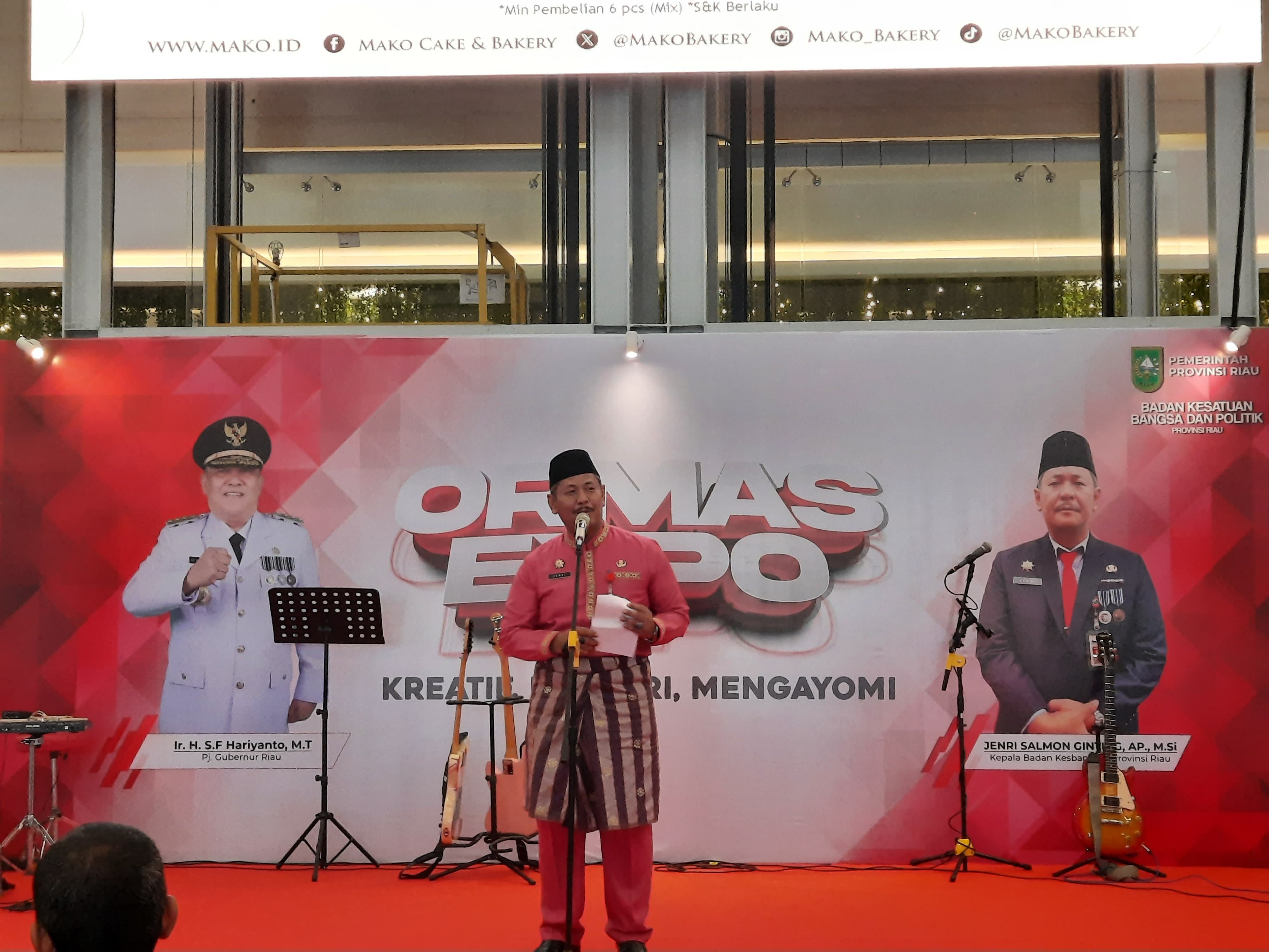 Kesbangpol Riau Gelar Ormas Expo 2024 dengan Tema "Kreatif, Mandiri, Mengayomi"